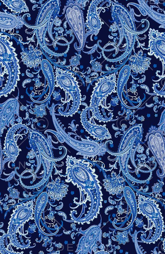 佩斯利印花华亿平台图片