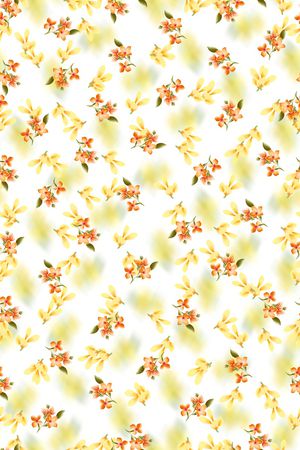 小碎花印花华亿平台图片