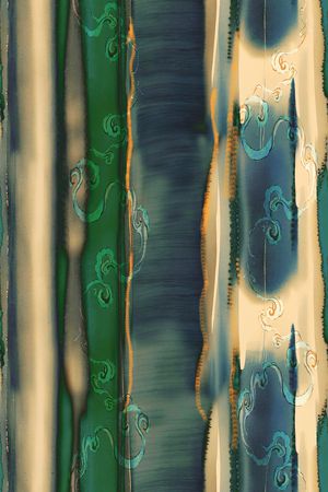 旗袍印花华亿平台图片