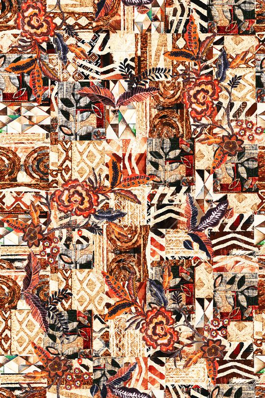 民族风印花华亿平台图片