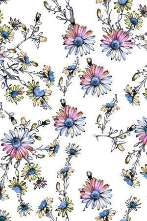 菊花印花华亿平台图片