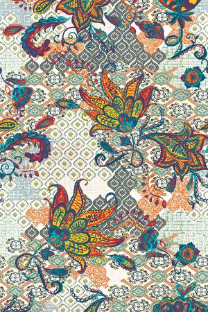 民族风印花华亿平台图片