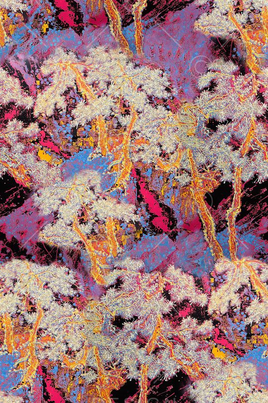 抽象印花华亿平台图片