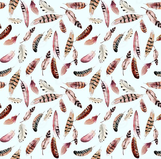 羽毛印花华亿平台图片