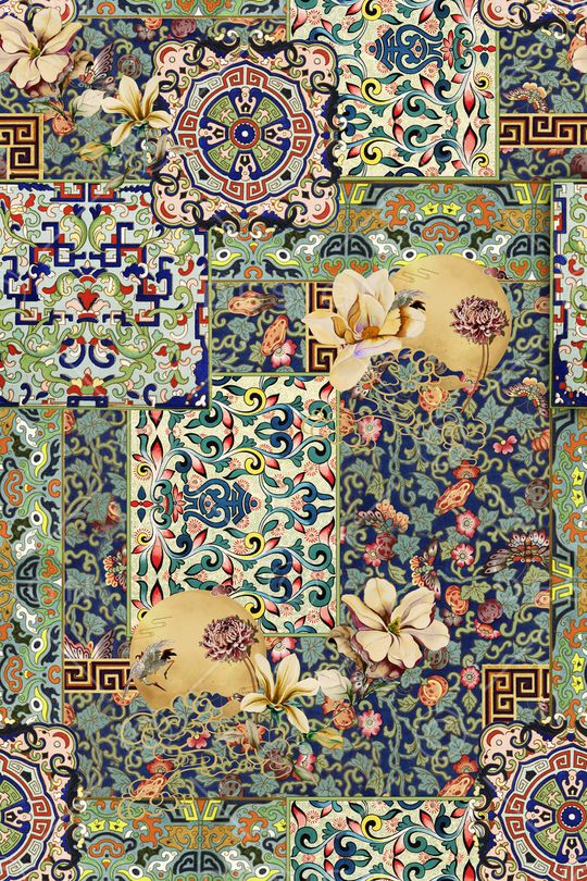 民族风印花华亿平台图片