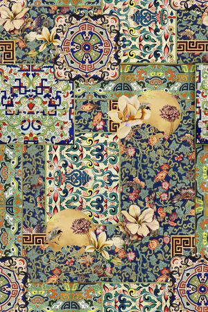 民族风印花华亿平台图片