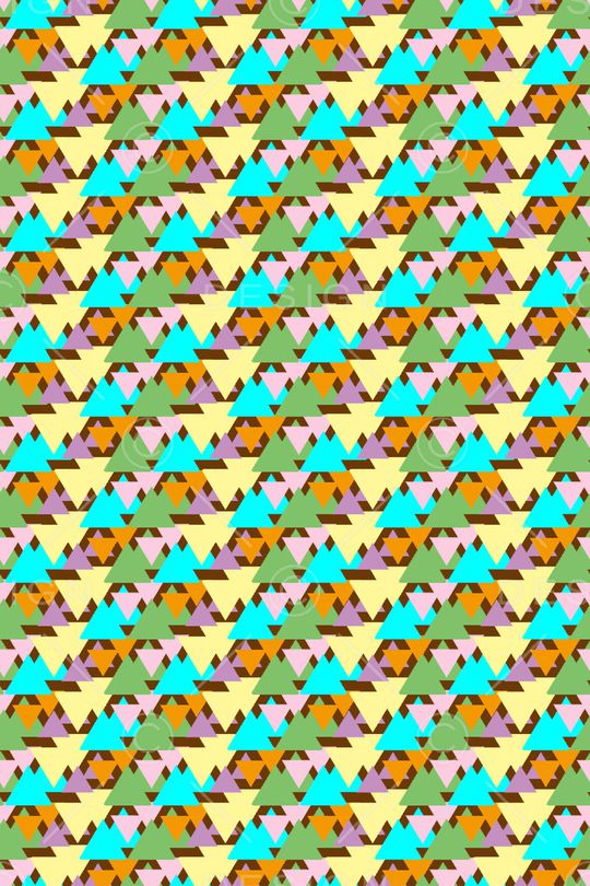 三角形印花华亿平台图片