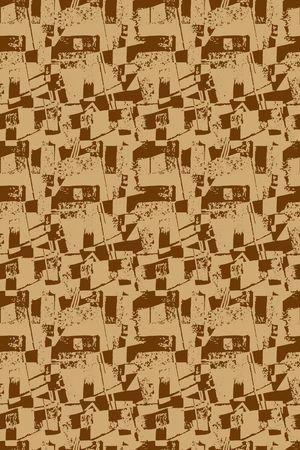 咖色印花华亿平台图片