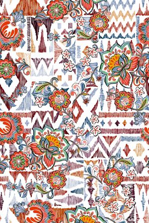 民族风印花华亿平台图片