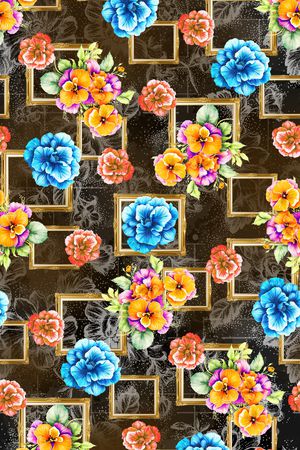 中老年印花华亿平台图片