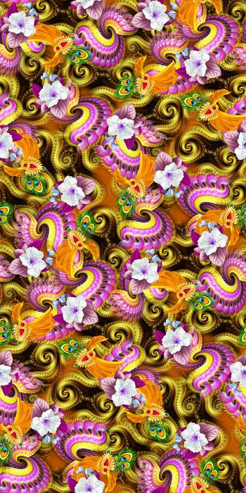 中老年印花华亿平台图片