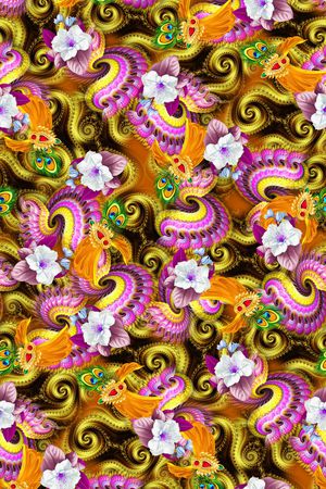 中老年印花华亿平台图片