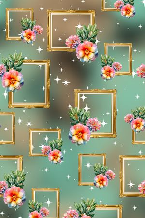 中老年印花华亿平台图片