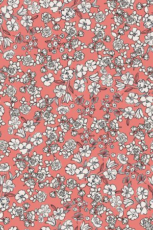 满版花卉印花华亿平台图片