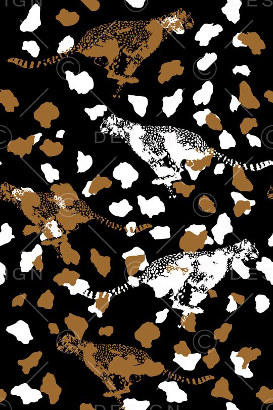 豹纹印花华亿平台图片