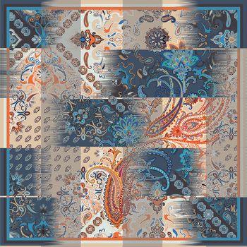 佩斯利印花华亿平台图片