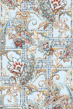 民族风印花华亿平台图片