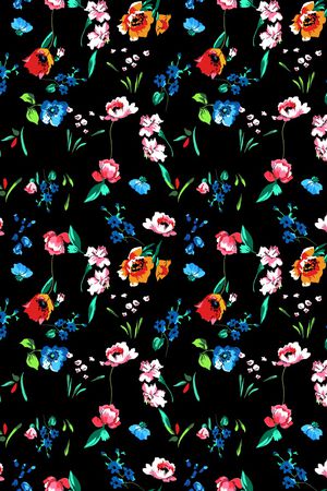 小碎花印花华亿平台图片