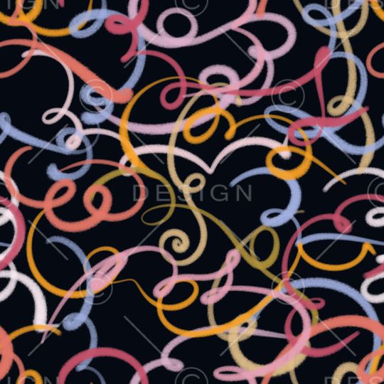 黑底印花华亿平台图片