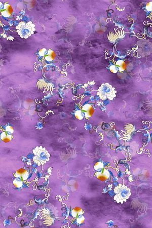 中国风印花华亿平台图片