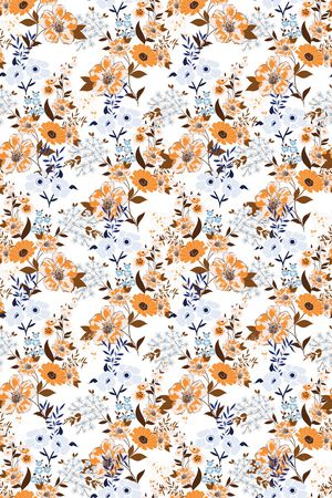 小碎花印花华亿平台图片