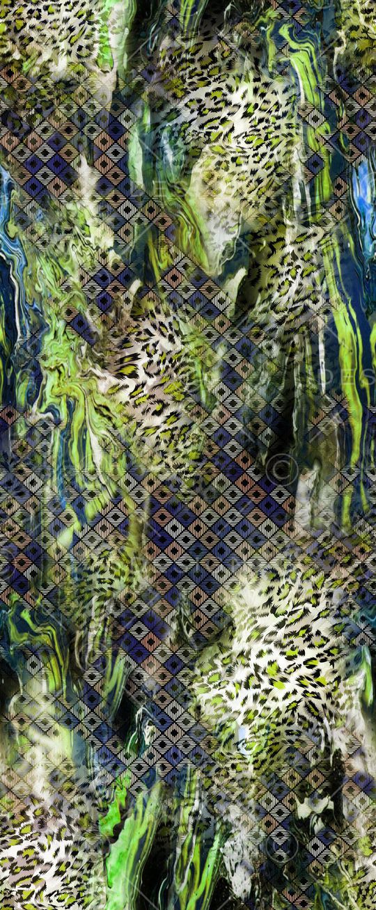 感悟抽象印花华亿平台图片