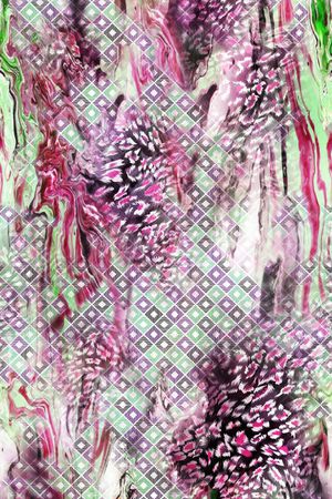 感悟抽象印花华亿平台图片