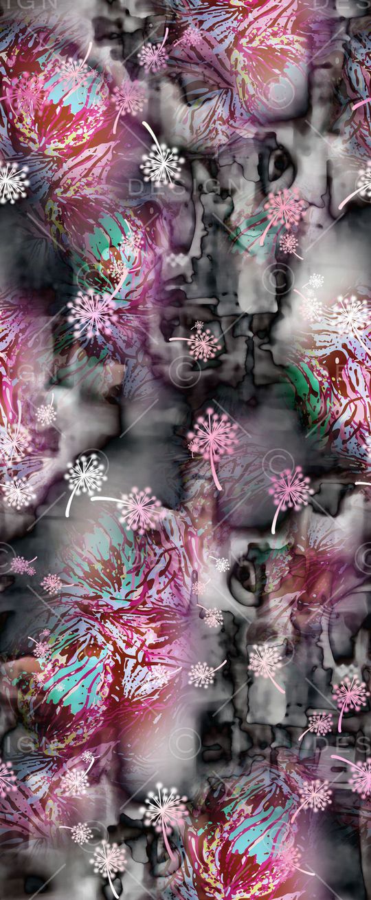 感悟抽象印花华亿平台图片