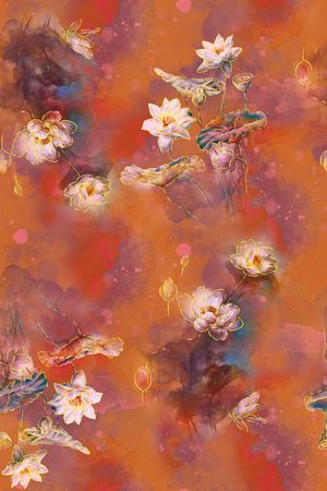 中国风印花华亿平台图片