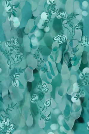 晕染肌理印花华亿平台图片