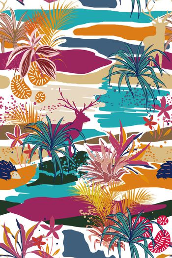 动物印花华亿平台图片