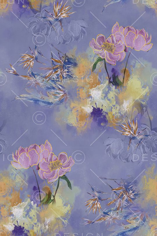 中国风印花华亿平台图片