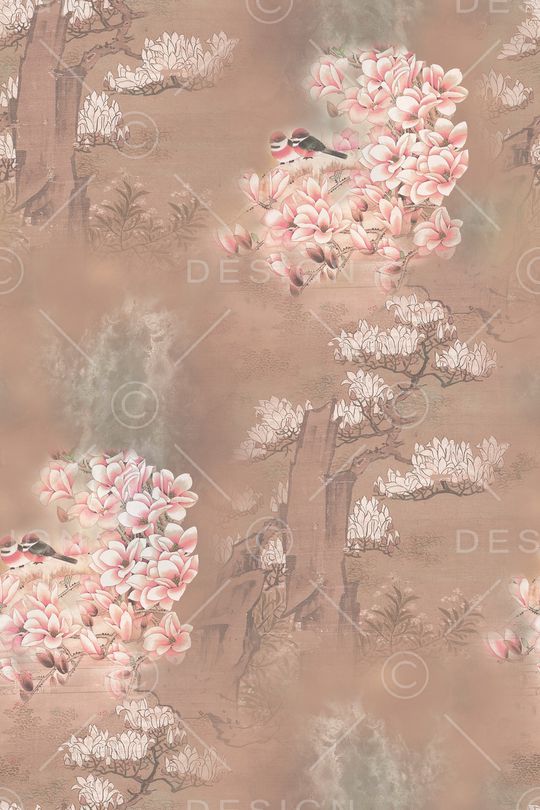 中国风印花华亿平台图片