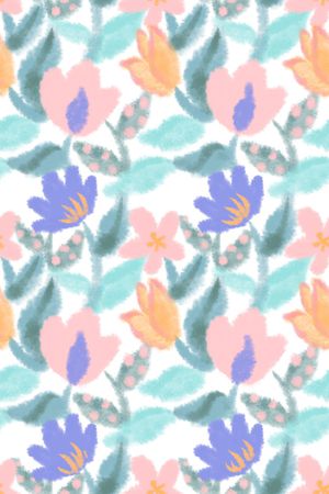 小清新印花华亿平台图片