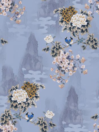 中国风印花华亿平台图片