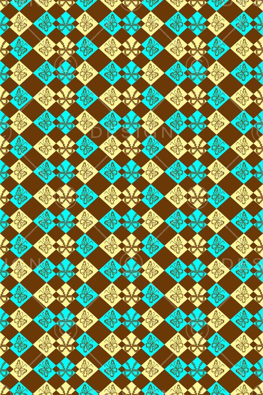 蝴蝶印花华亿平台图片