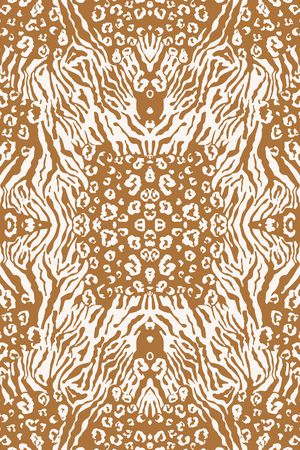 动物纹印花华亿平台图片