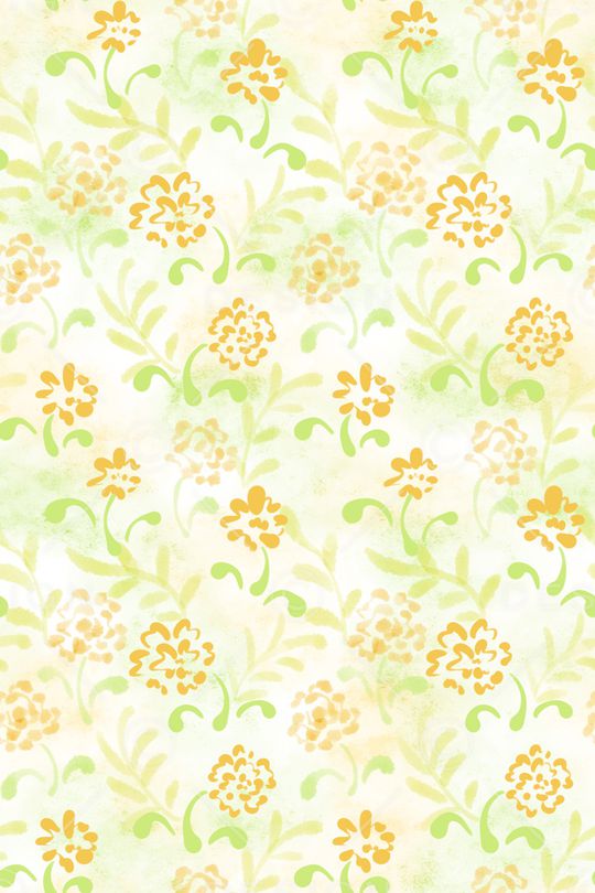 清爽底花卉印花华亿平台图片