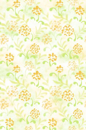 清爽底花卉印花华亿平台图片