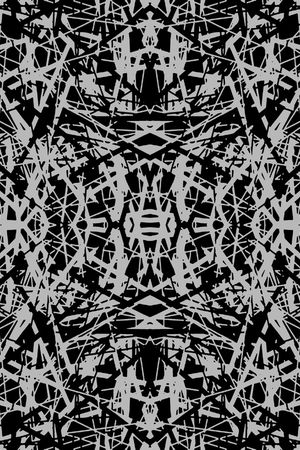 黑白印花华亿平台图片