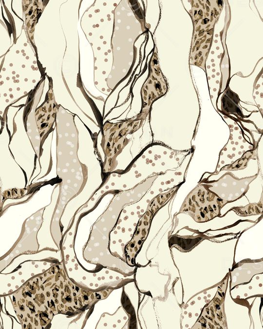 豹纹印花华亿平台图片