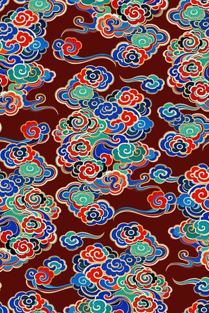 中国风印花华亿平台图片