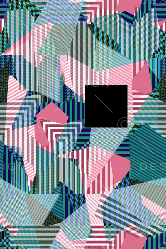 几何印花华亿平台图片