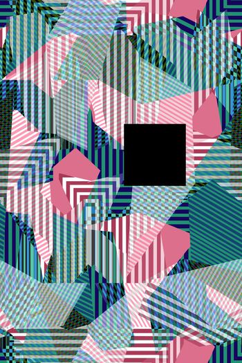 几何印花华亿平台图片