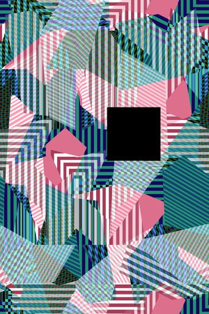 几何印花华亿平台图片