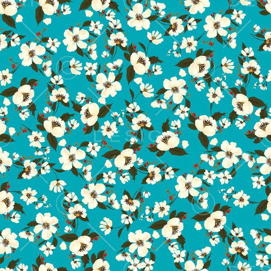 满版散花印花华亿平台图片