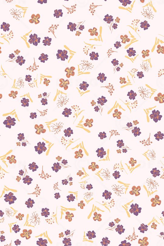 满版散花印花华亿平台图片