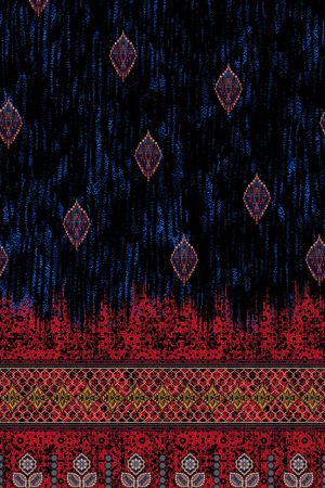 民族风印花华亿平台图片