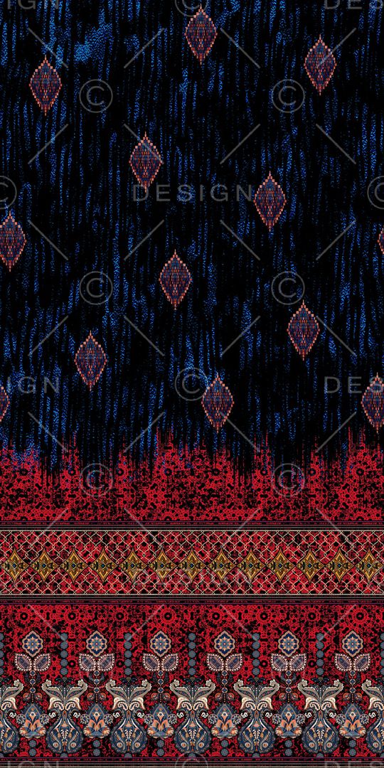 民族风印花华亿平台图片