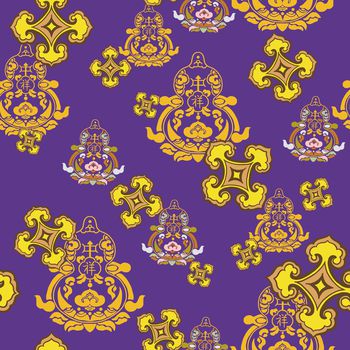 古典花纹印花华亿平台图片